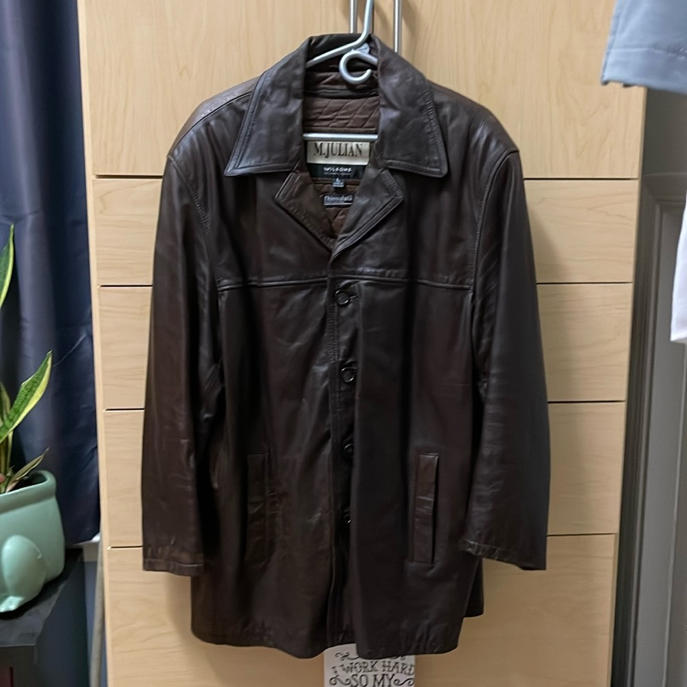 Wilson’s leather mens jacket large